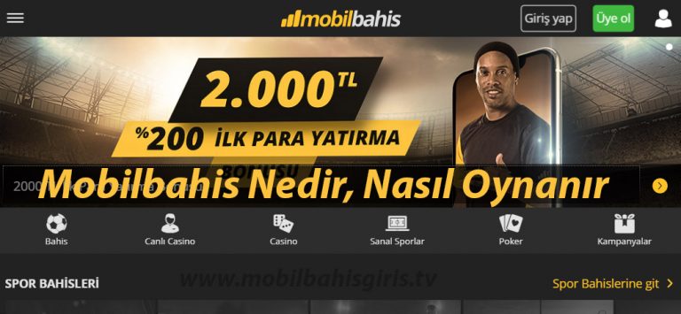 Mobilbahis Nedir, Nasıl Oynanır