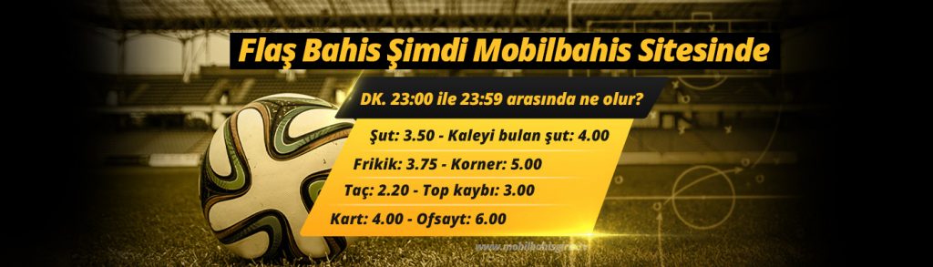 Flaş Bahis Şimdi Mobilbahis Sitesinde