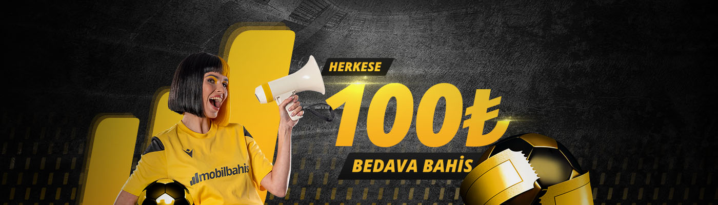 100 TL Canlı Bedava Bahis Burada