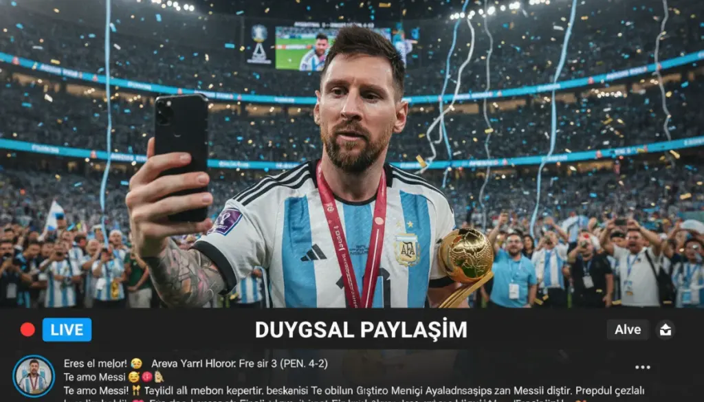 Arjantinli Efsane Messi’den Duygu Dolu Final Vedası
