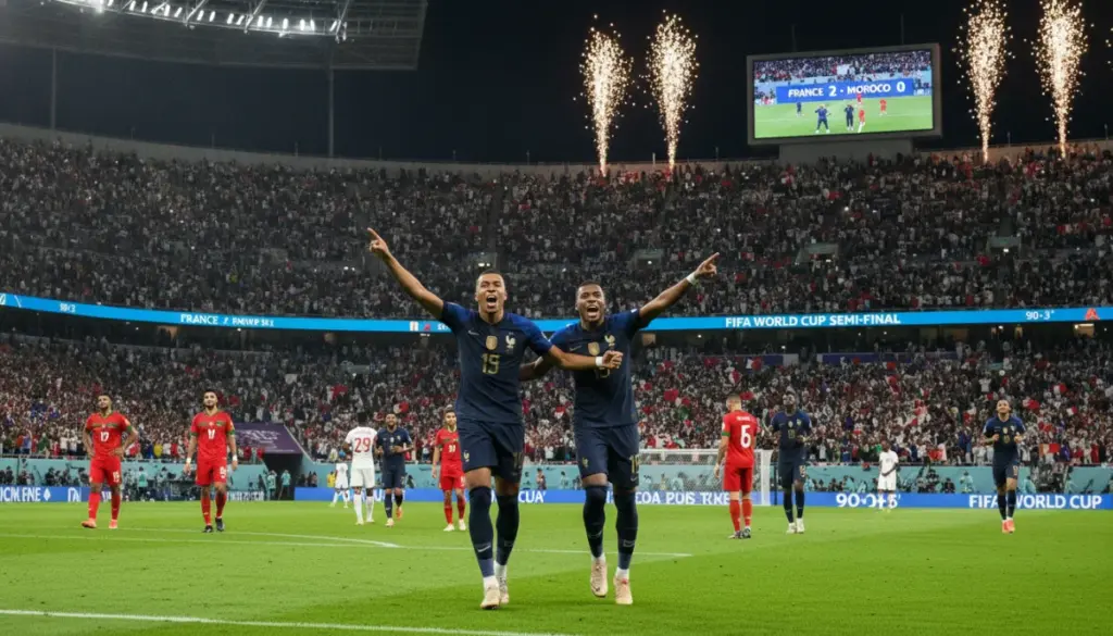 Fransa Fas’ı 2-0 Yenen İlk Takım: Yarı Finalde Kylian Mbappe