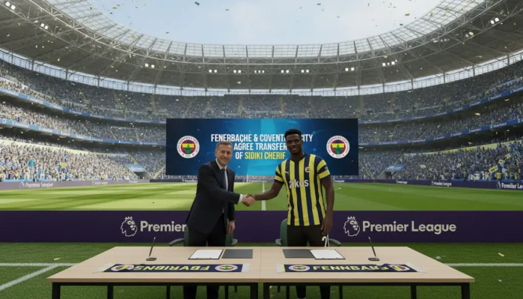 Fenerbahçe’nin Genç Yeteneği Sidiki Cherif İngiltere’ye Gitti