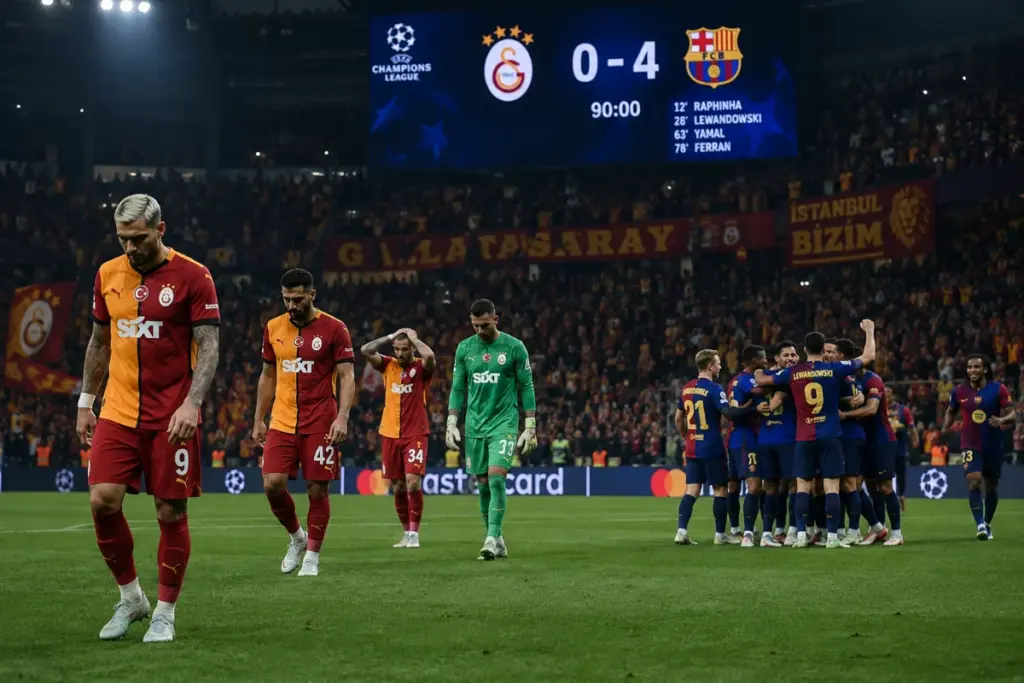 Galatasaray’ın Avrupa Sınavı: Barcelona Karşısında Alınan Dersler ve Yazar Görüşleri