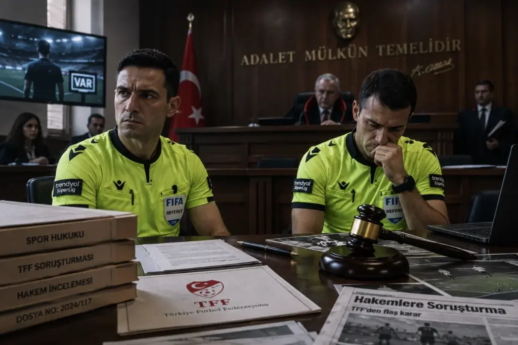 Türk Futbolunda Hakem Operasyonu: Yasin Kol ve Göktuğ Hazar Erel Adliyede